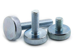 Flat Knurled Thumb Screws